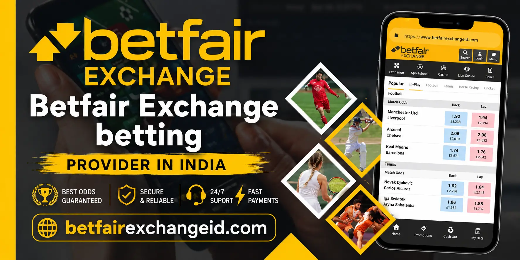 Betfair Exchange betting id